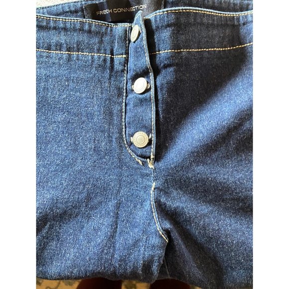 French Connection Mid Rise Boot Cut Denim Pants - Picture 4 of 8